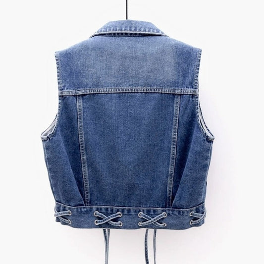 Caroline | Klassiek denim vest