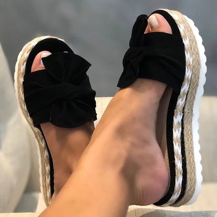 SCARLET | Trendy stijlvolle zomersandalen met strik