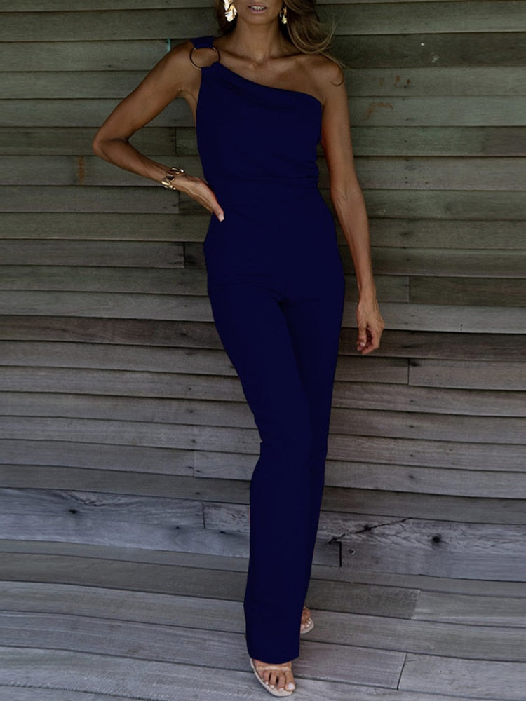 Lucienne - Asymmetrische jumpsuit