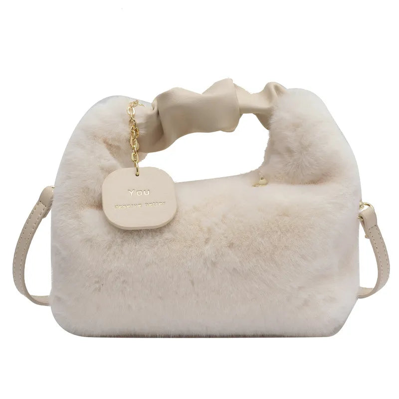 Fluffy crossbody tas voor dames