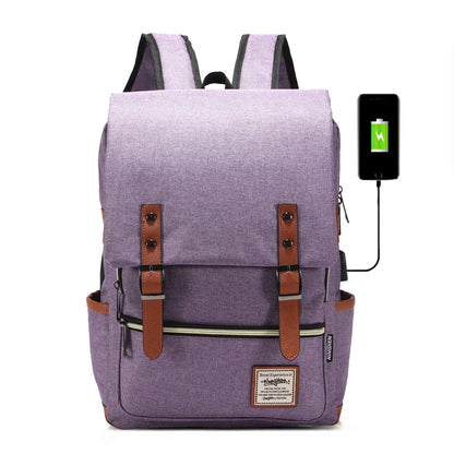 Allen | Vintage Casual School Reizen Laptop Rugzak