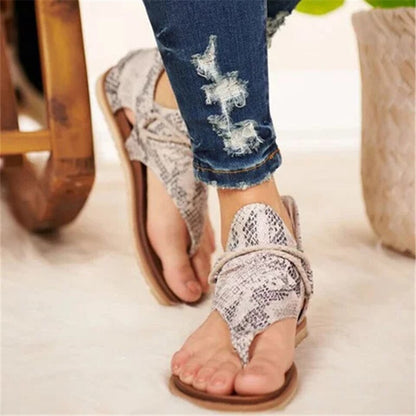 Luna | Leopard Sandalen – Trendy & Ondersteunend