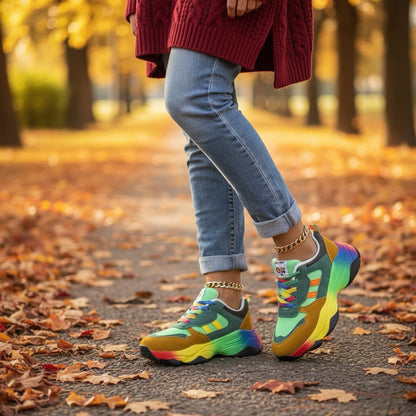 Annemijn | Comfortabele sneakers voor dames in kleurrijke stijl