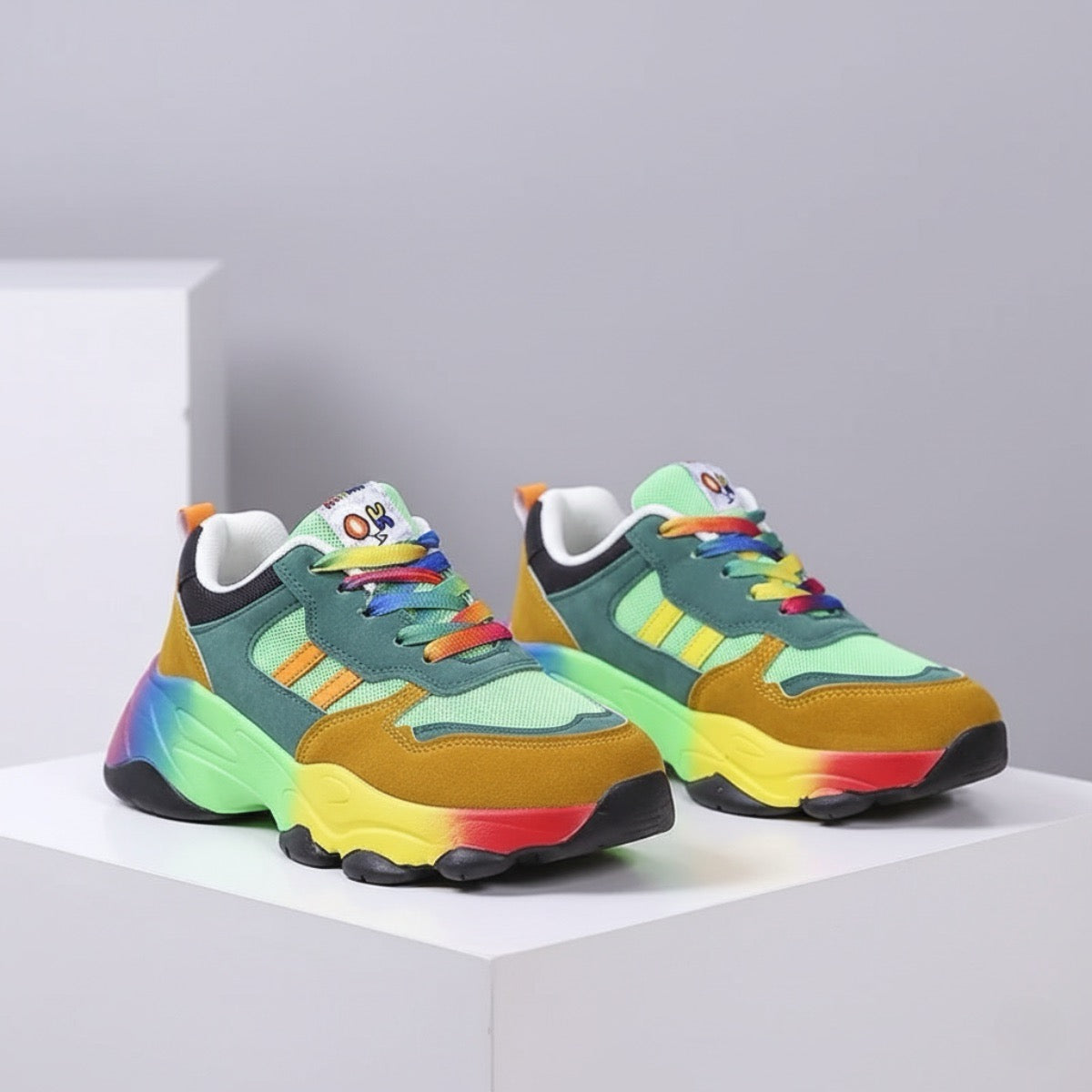 Annemijn | Comfortabele sneakers voor dames in kleurrijke stijl