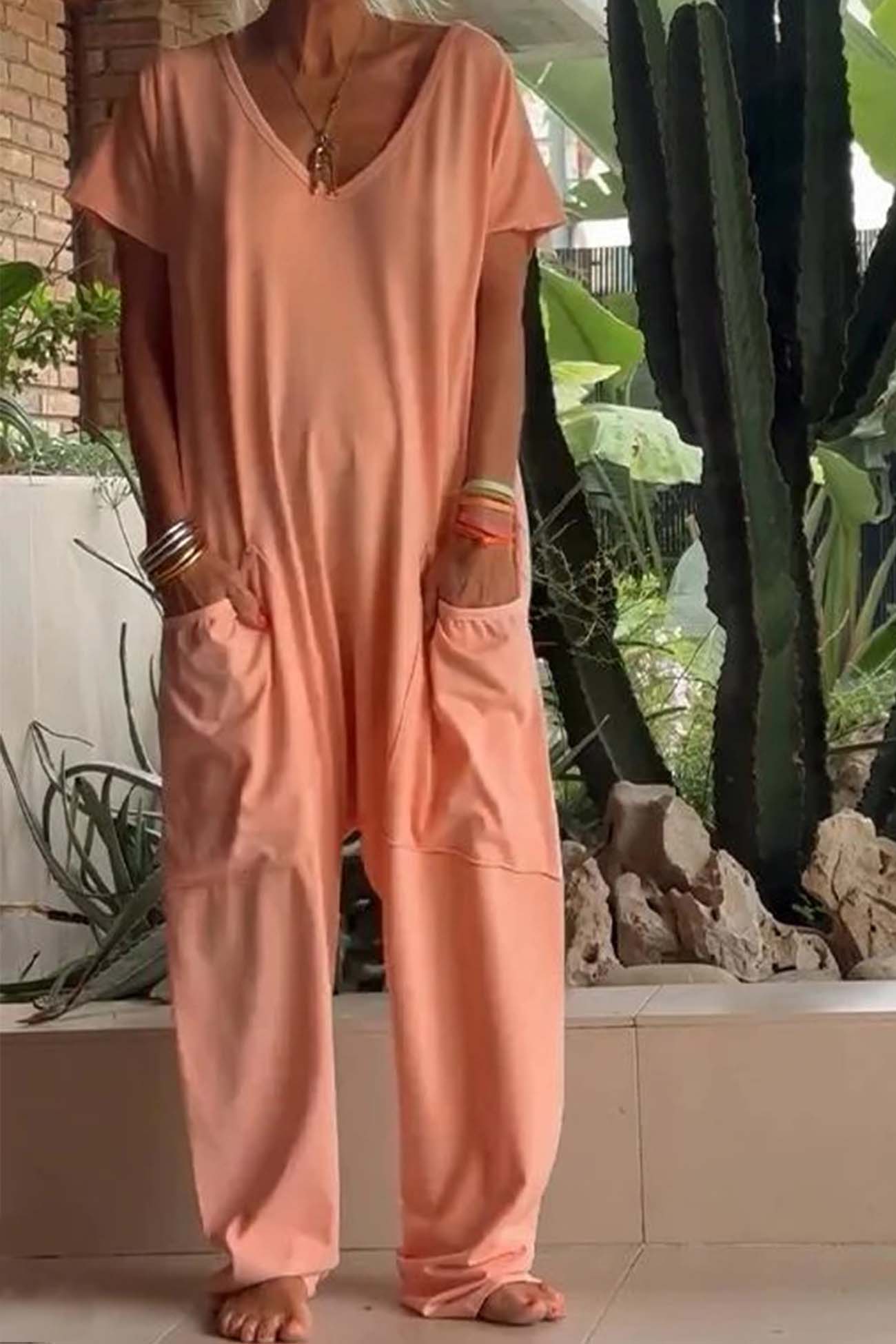 Addison ���� Moeiteloos Casual-jumpsuit