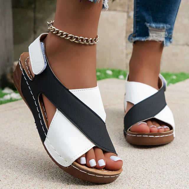 Sia - Zomer Sandalen met Sleehak