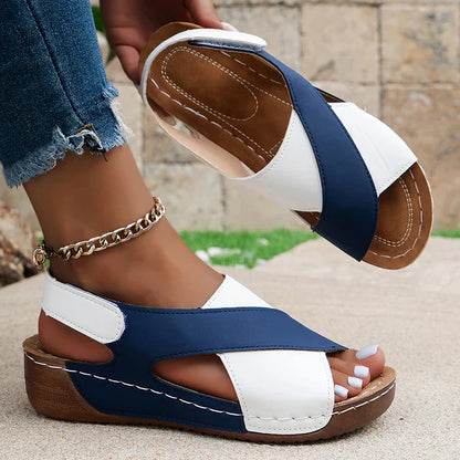 Sia - Zomer Sandalen met Sleehak