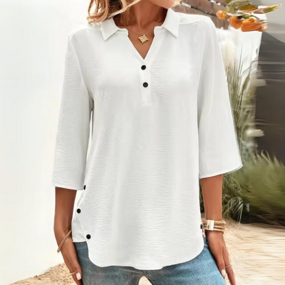 Sigrid - Casual Sheer blouse