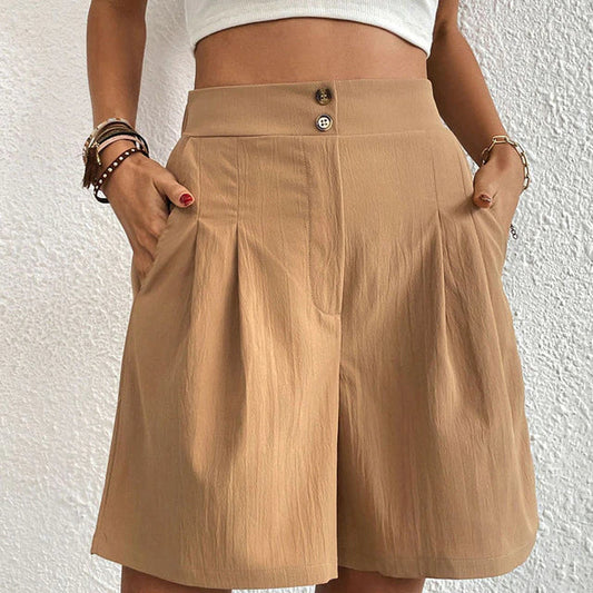 Sarina - Korte broek met dubbele knopen