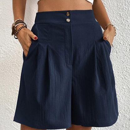 Sarina - Korte broek met dubbele knopen