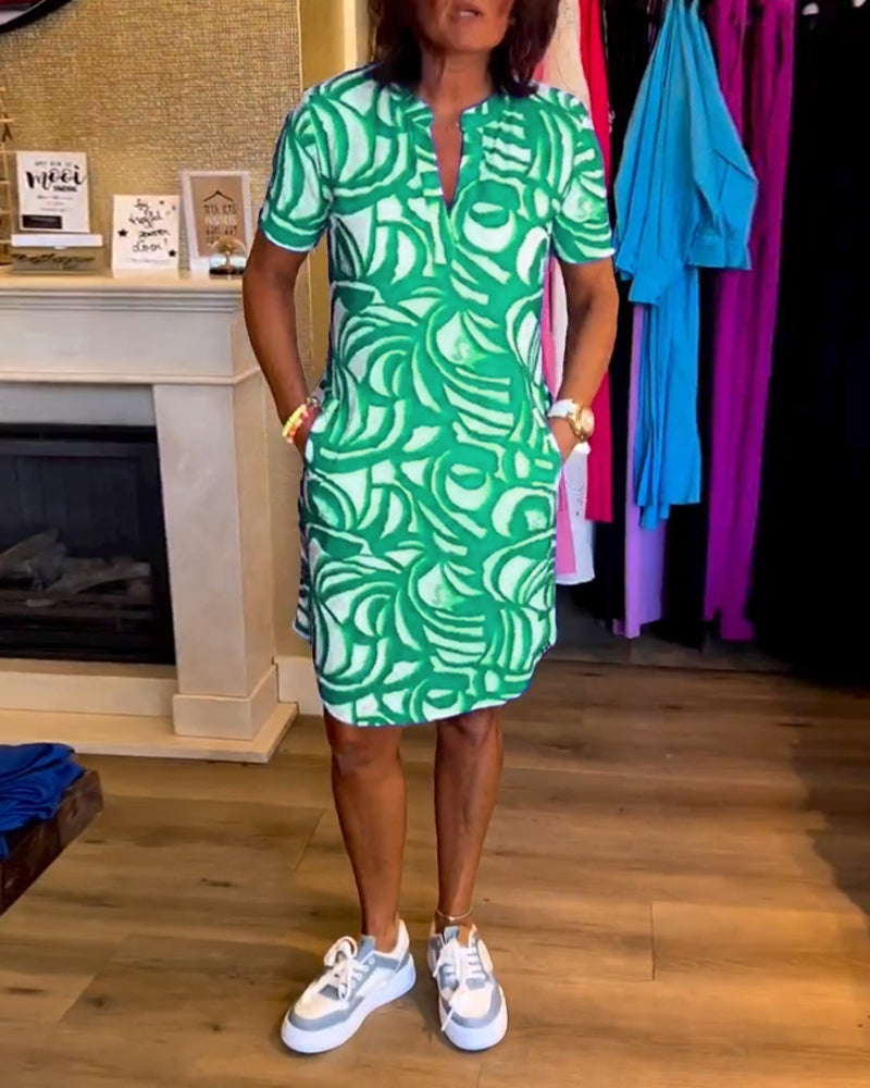 Sloane Jurk met korte mouwen