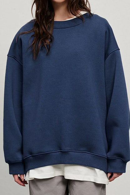 Crew Neck Oversized Sweatshirt