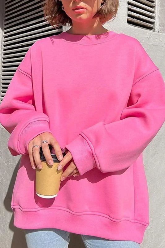 Crew Neck Oversized Sweatshirt