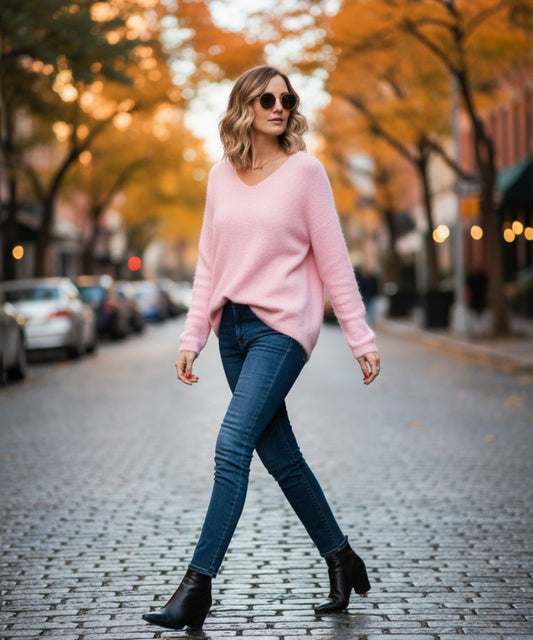Mia | Dames trui met lange mouwen – Eenvoudig, chic en comfortabel