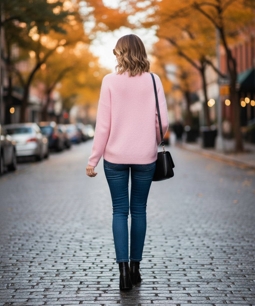 Mia | Dames trui met lange mouwen – Eenvoudig, chic en comfortabel