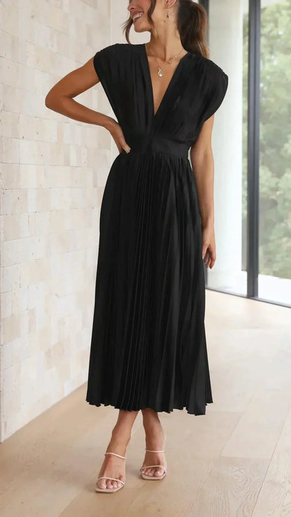 Alexandra Elegante sexy geplooide jurk