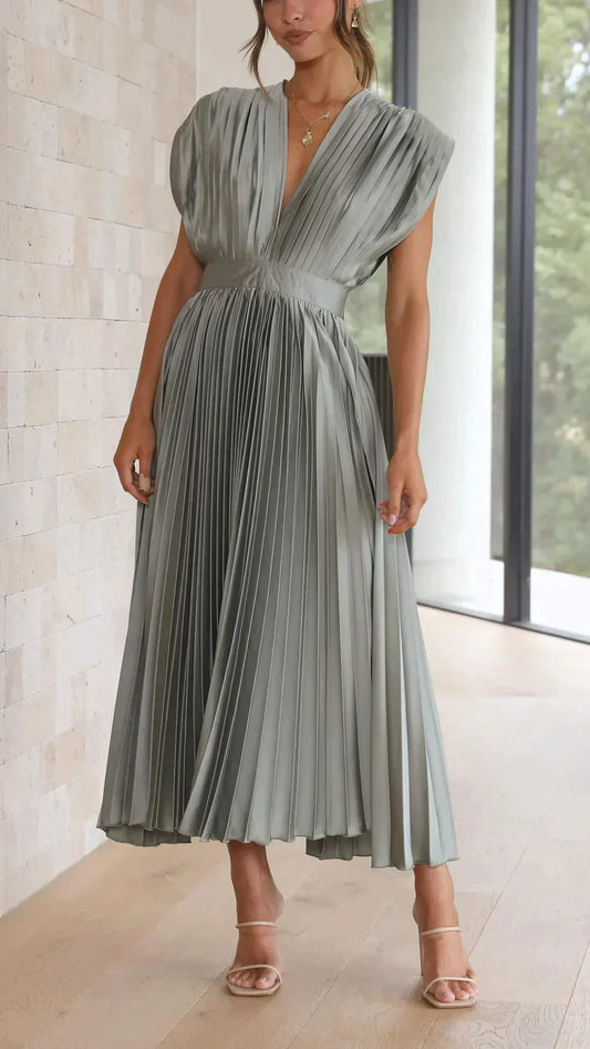 Alexandra Elegante sexy geplooide jurk