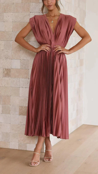 Alexandra Elegante sexy geplooide jurk