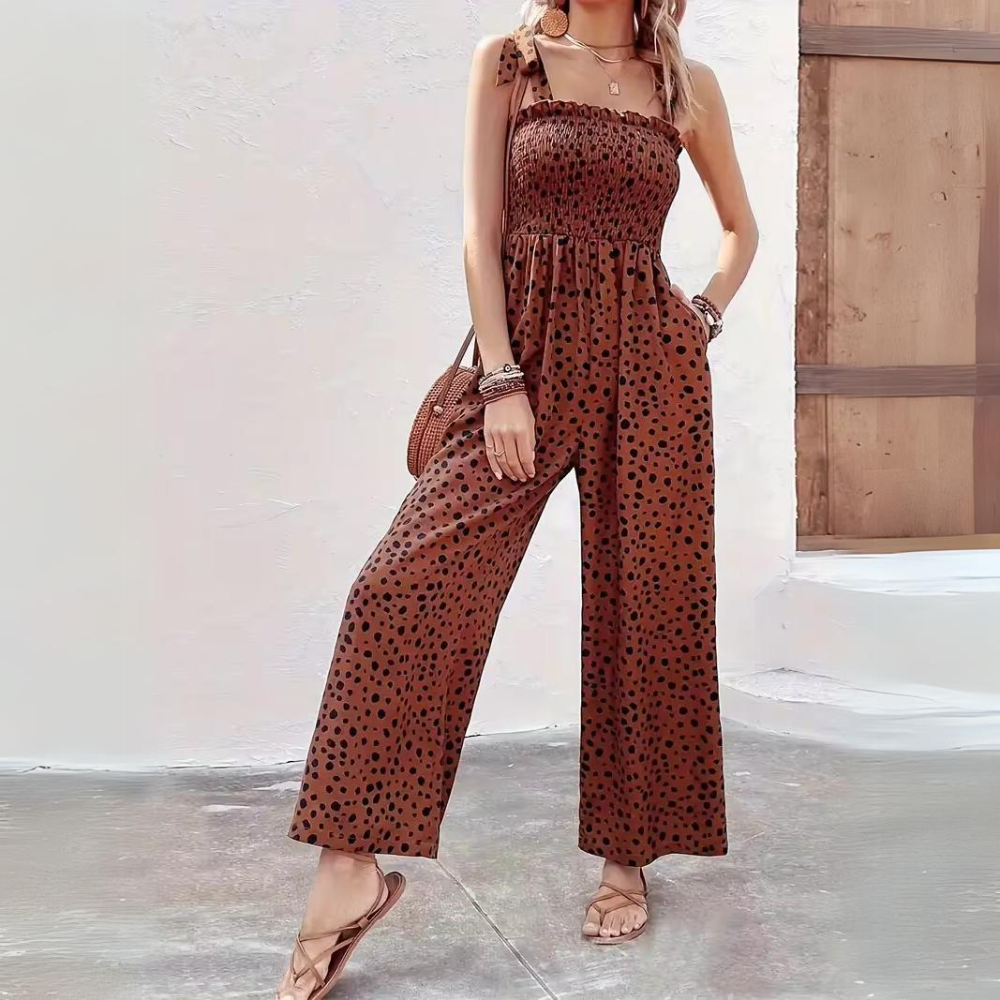 Tereza - Elegante Mouwloze Jumpsuit