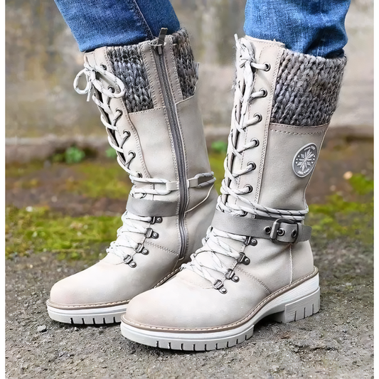 Philou Stijlvolle Hoge Veterschoenen voor Vrouwen