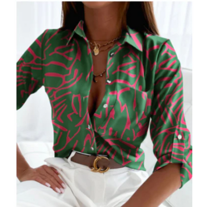 Galen | Vrouwenblouse | Blauw