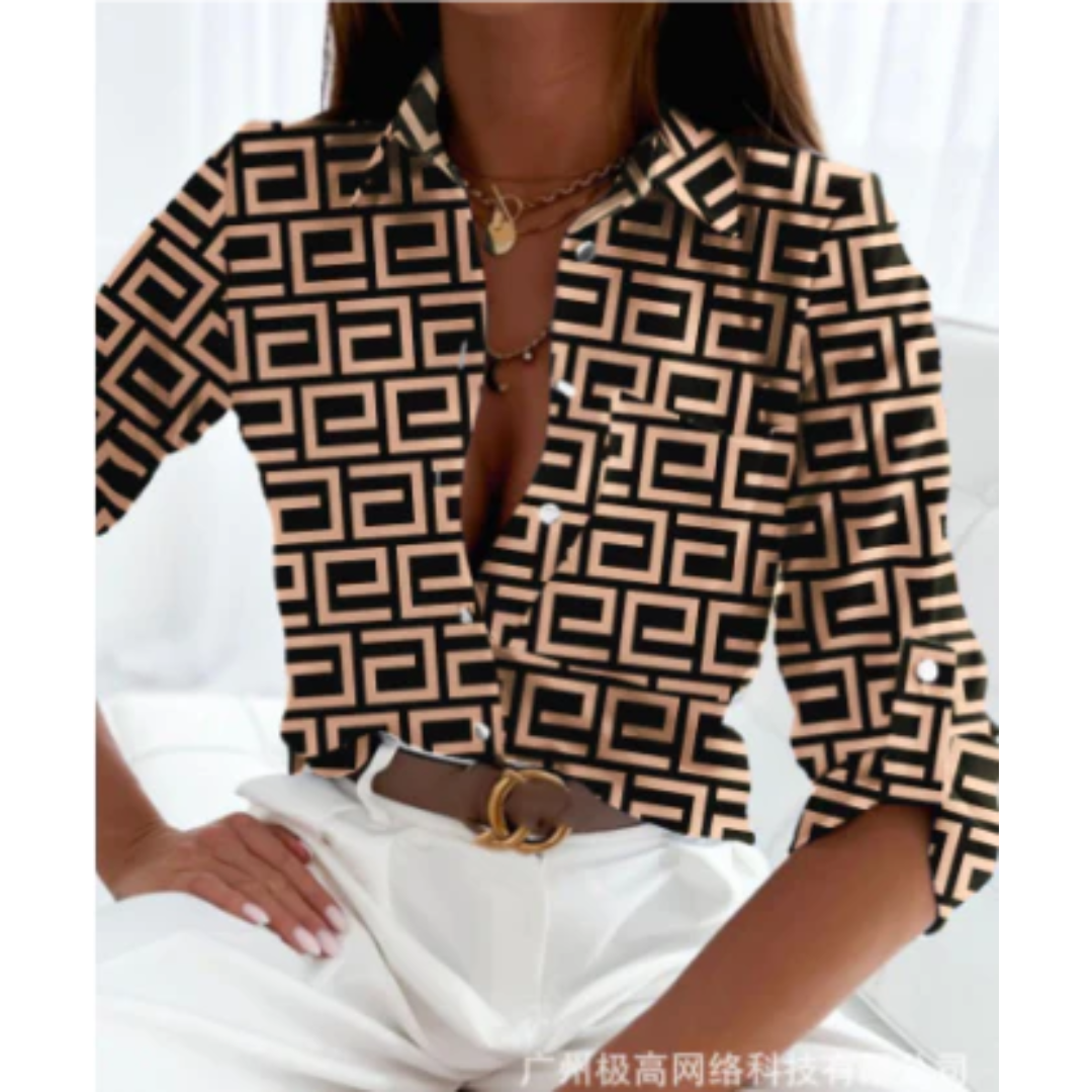 Galen | Vrouwenblouse | Blauw