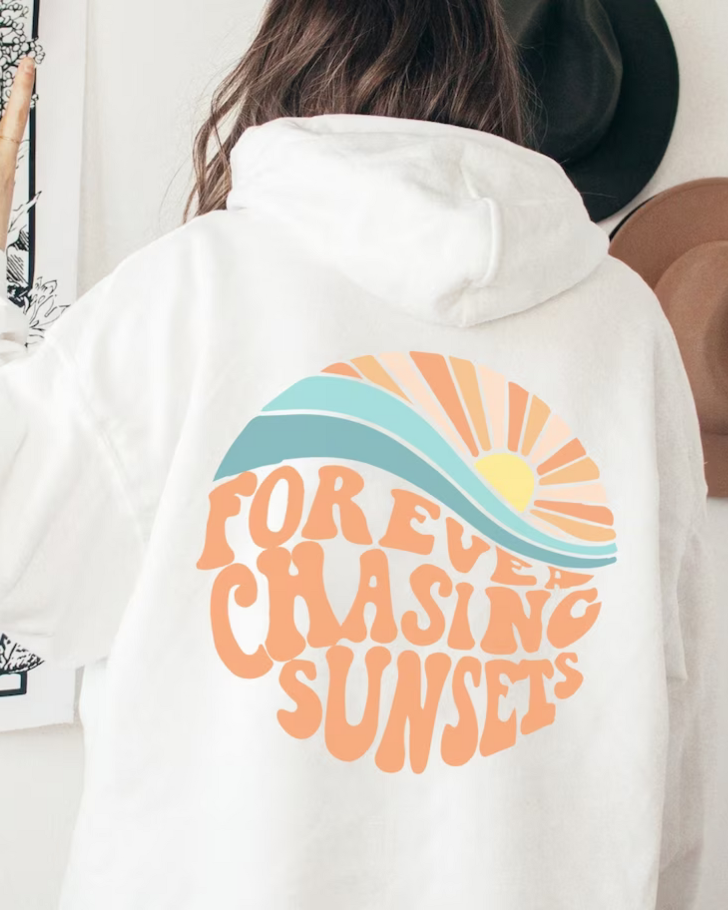 Sharon | Hoodie Voor Altijd Op Jacht Naar Zonsondergangen