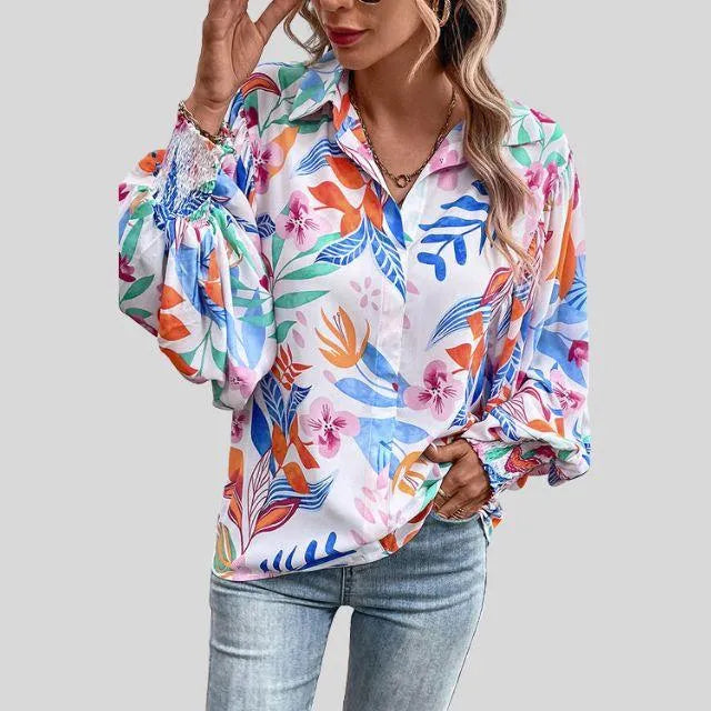 Vrolijke Dames Blouse met Print