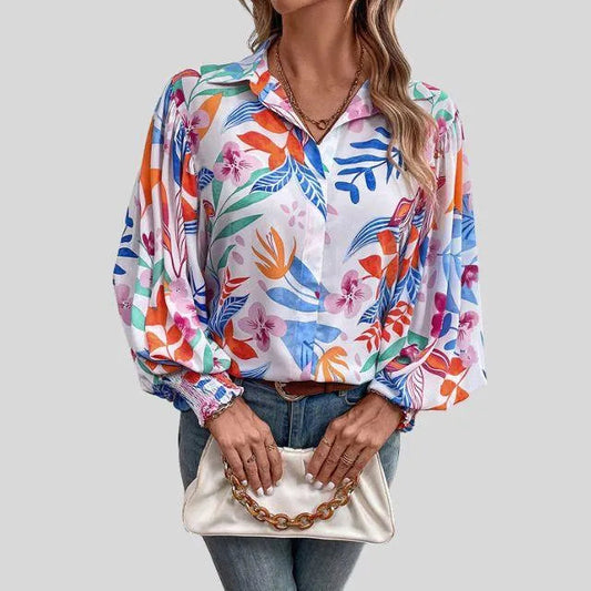 Vrolijke Dames Blouse met Print