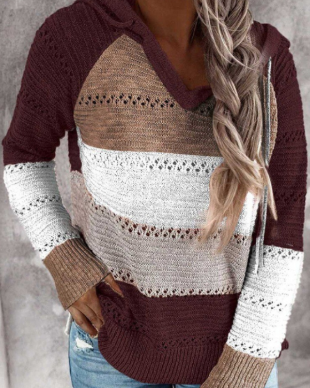 Sharon | Casual pullover sweatshirt met capuchon - ideaal voor herfst/winter