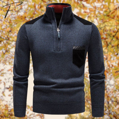 Xandro Pullover | Heren Pullover met Ritssluiting