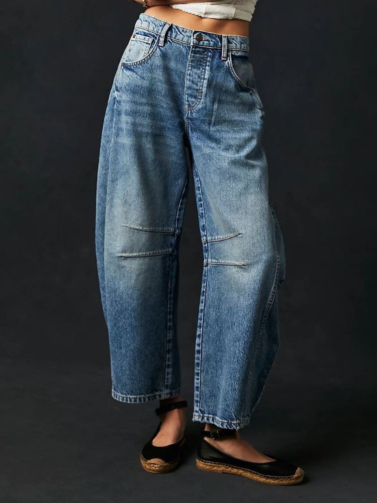 Halfhoge jeans voor dames - Vani