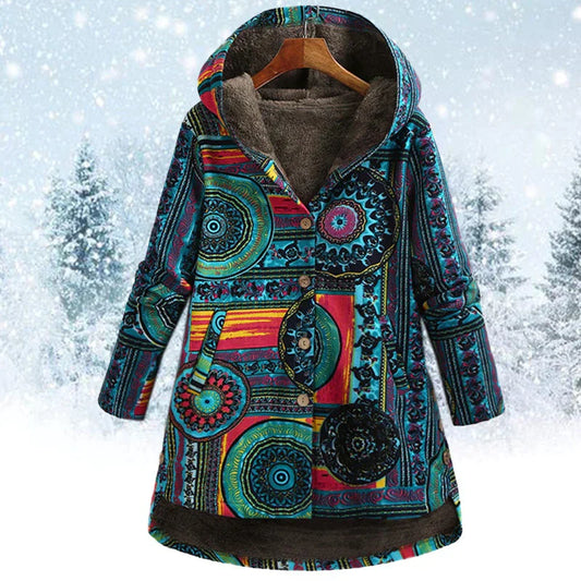 Whitney Coat | Stylish Boho Winter Coat with Hood