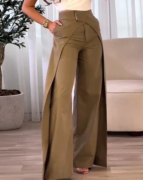 Elegante broek met hoge taille voor dames