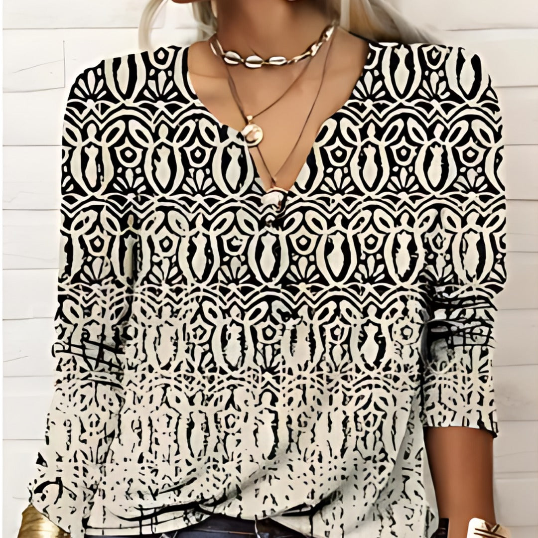 Christanin | Dames Comfortabele Blouse | Vintage