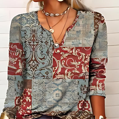 Christanin | Dames Comfortabele Blouse | Vintage