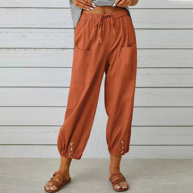Yara | Relaxed Fit Broek | Comfort & Stijl | Trendy Details