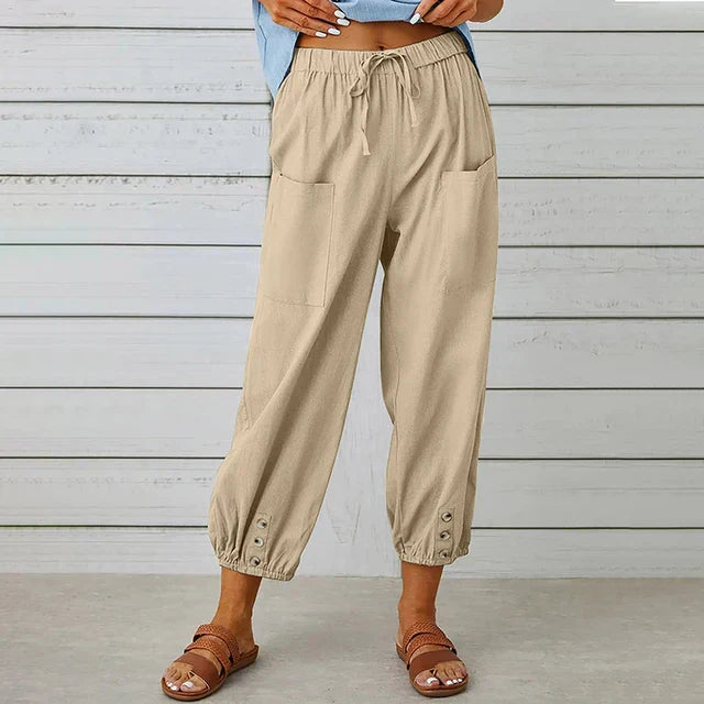 Yara | Relaxed Fit Broek | Comfort & Stijl | Trendy Details