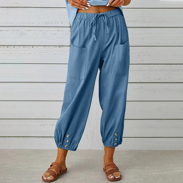 Yara | Relaxed Fit Broek | Comfort & Stijl | Trendy Details
