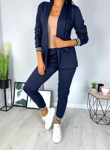 Jira - Dames pak met dubbele blazer en broek