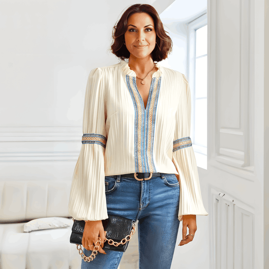 Angellica - Bescheiden Mouwblouse voor Vrouwen