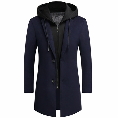 Durk Mantel | Men's wool trench coat