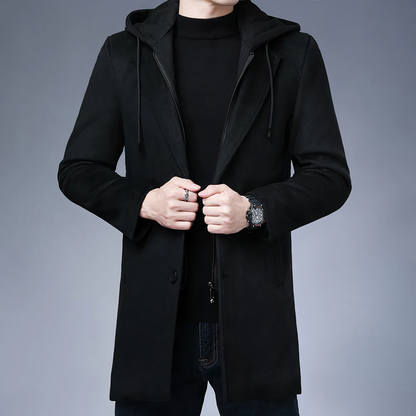 Durk Mantel | Men's wool trench coat