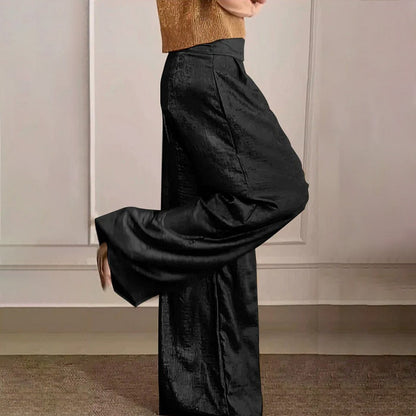 Spring Casual vintage broek in metallic kleuren voor dames