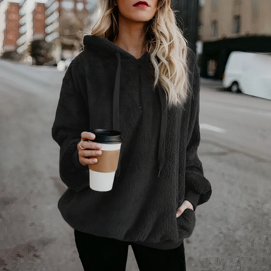 Sharon | Warmer pluche hoodie