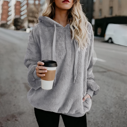 Sharon | Warmer pluche hoodie