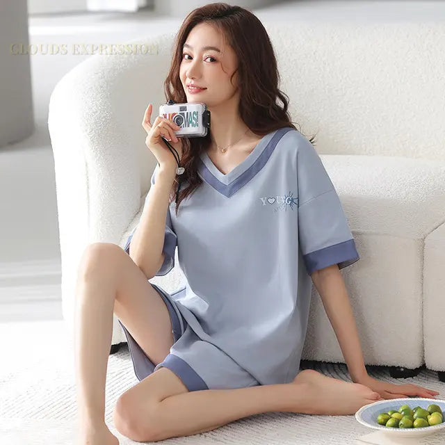 Cartoon Kat pyjamaset