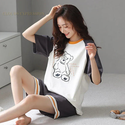 Cartoon Kat pyjamaset