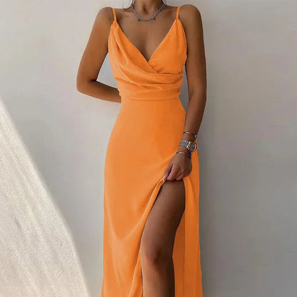 A-lijn Jurk - Effen - Chiffon - Perfect voor de Zomer
