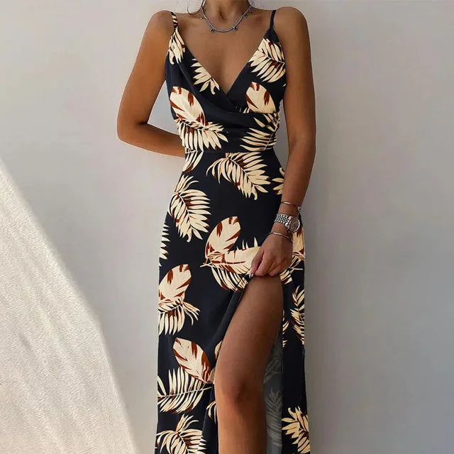 A-lijn Jurk - Effen - Chiffon - Perfect voor de Zomer